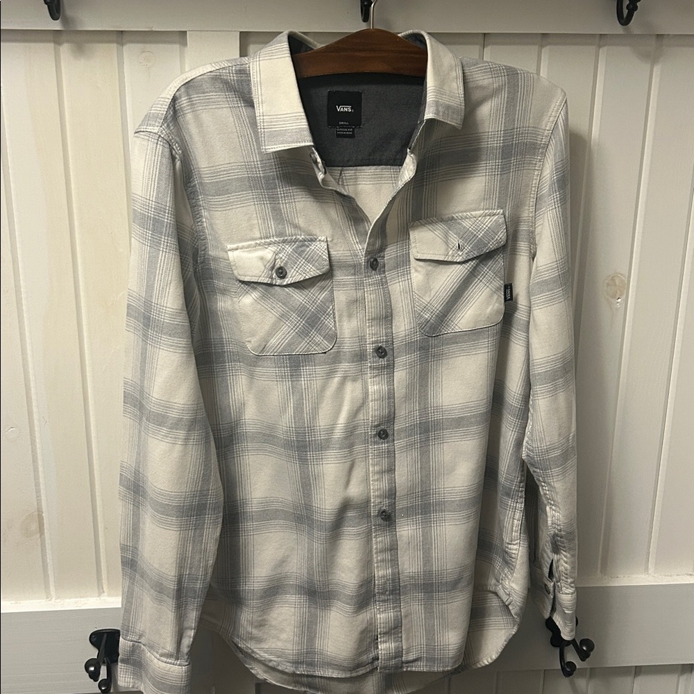 VANS flannel plaid shirt Mens S